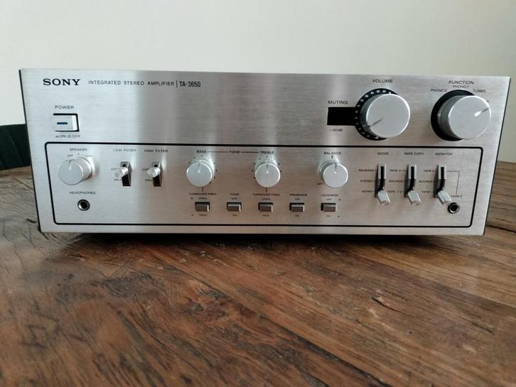 Sony TA-3650 Stereo Versterker - Vintage, Audio, Tv en Foto, Versterkers en Receivers, Gebruikt, Stereo, 60 tot 120 watt, Sony