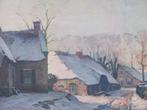 David Schulman ((1881-1966) - boerderij bij Blaricum, Antiek en Kunst, Ophalen of Verzenden