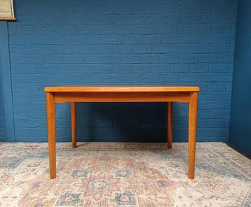 Vintage verlengbare eettafel, Henning Kjærnulf, Deens beschikbaar voor biedingen