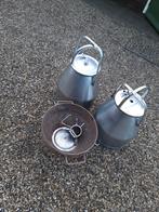 Twee melkketels en zeef, Ophalen of Verzenden, Metaal of Aluminium