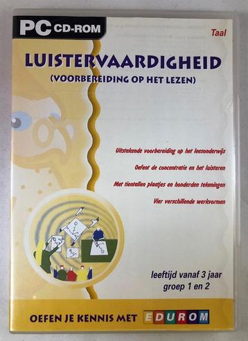 PC CD-ROM Luistervaardigheid - EDUROM groep 1 en 2 Taal beschikbaar voor biedingen