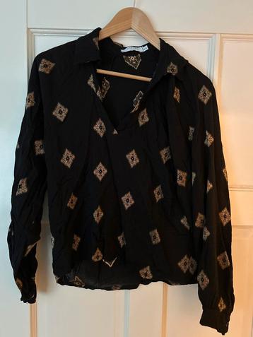 Zwarte blouse Costes Rebel XS/S beschikbaar voor biedingen
