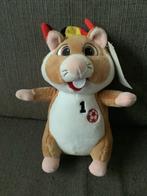 AH hamster voetbal Belgie met mutsje 22 cm Nieuw  bieden, Ophalen of Verzenden, Nieuw, Overige typen