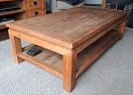 Robuuste Salontafel van Oude Deuren 150 x 80 x 45 cm, Huis en Inrichting, Tafels | Salontafels, Gebruikt, Minder dan 50 cm, Rechthoekig