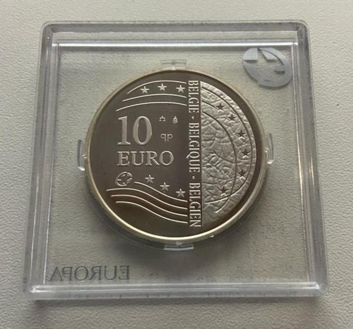 2004 BELGIË 10 EURO ZILVER EU *PP*, Postzegels en Munten, Munten | Europa | Euromunten, Losse munt, 10 euro, België, Zilver, Ophalen of Verzenden