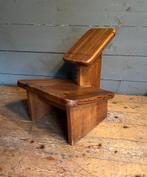 70s pine ergonomic chair, Ophalen, Gebruikt, Hout