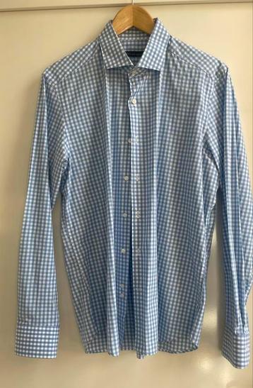 Shirts and Cappuccino overhemd wit/blauw geruit-maat 42/16,5 beschikbaar voor biedingen