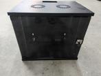19 inch 9HE Wandkast - Serverkast, Computers en Software, Serverkasten, Ophalen, Gebruikt, Glas, Plaatstaal