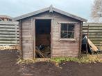 Houten Schuur gratis, Tuin en Terras, Gebruikt, Schuur, Minder dan 200 cm, 1 raam