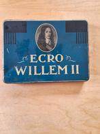 Verzamelen. Sigaren blik Ecro Willem II., Ophalen of Verzenden, Gebruikt, Overige, Overige merken