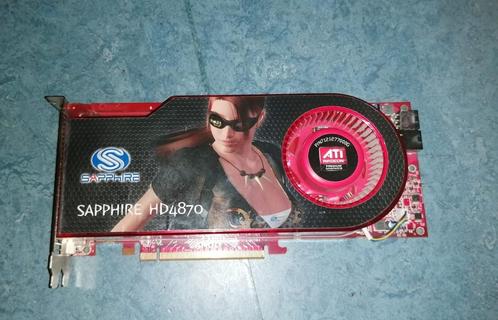 Sapphire HD 4870 1GB GDDR5 PCI-E ( 2008), Computers en Software, Videokaarten, Gebruikt, AMD, PCI-Express 2.0, GDDR5, DVI, Ophalen of Verzenden