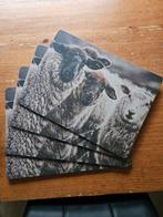 Placemats met kurk onderkant schapen, Huis en Inrichting, Woonaccessoires | Onderzetters, Ophalen of Verzenden, Nieuw, Bord
