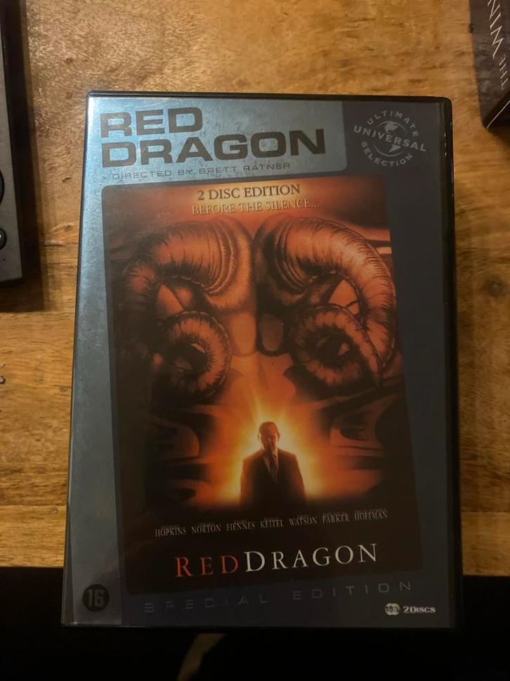 Red Dragon - Special Edition DVD, Cd's en Dvd's, Dvd's | Horror, Zo goed als nieuw, Slasher, Boxset, Vanaf 16 jaar, Ophalen of Verzenden
