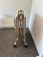 Inklapbare Tafel, Huis en Inrichting, Tafels | Eettafels, Gebruikt, 100 tot 150 cm, Metaal, Rechthoekig