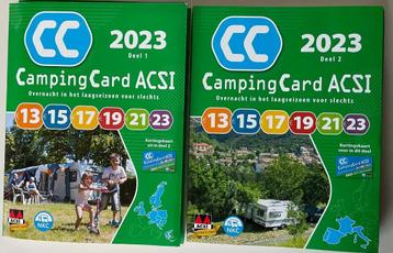 CampingCard ACSI 2023 (2 delen) Europa beschikbaar voor biedingen