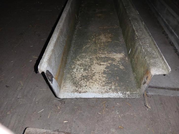 Polyester Dakgoot 75m + Beugels & Koppelstukken, Doe-het-zelf en Verbouw, Platen en Panelen, Gebruikt, Overige materialen, Minder dan 20 mm