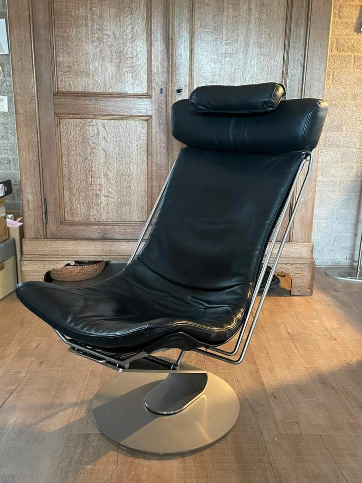 Interdane Fauteuil van Oluf Lund, Stouby, Huis en Inrichting, Fauteuils, Zo goed als nieuw, 50 tot 75 cm, 75 tot 100 cm, Ophalen