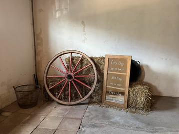 Houten spiegelraam met 3 vlakken ter decoratie beschikbaar voor biedingen