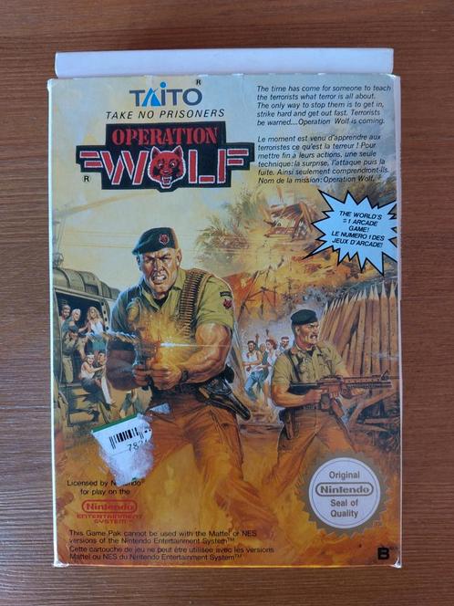 Taito Operation Wolf NES, Spelcomputers en Games, Games | Nintendo NES, Gebruikt, Ophalen of Verzenden