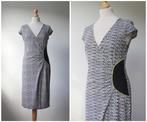 Juffrouw Jansen - prachtige jurk / zwart wit / maat L, Kleding | Dames, Jurken, Verzenden, Zwart, Maat 42/44 (L), Zo goed als nieuw