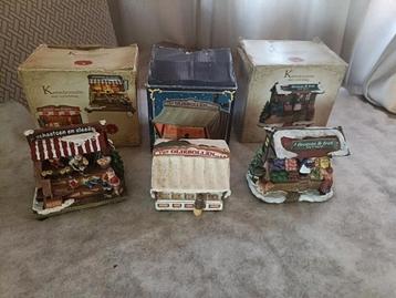 Kersthuisjes op batterijen - €5 per stuk beschikbaar voor biedingen