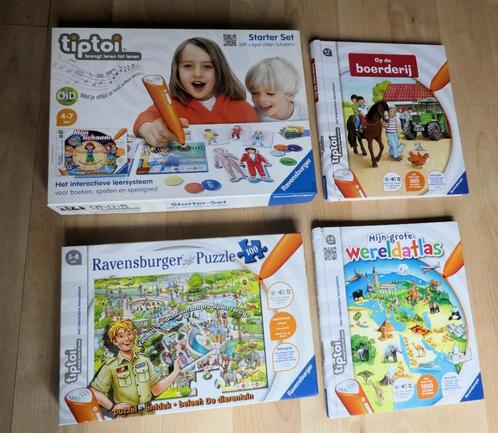 Tiptoi Starter set pen/stift + Spel + 2 boeken vanaf 4 jaar., Kinderen en Baby's, Speelgoed | Educatief en Creatief, Zo goed als nieuw