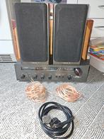 tannoy speakers en akai versterker, Audio, Tv en Foto, Stereo-sets, Gebruikt, Losse componenten, Speakers, Ophalen
