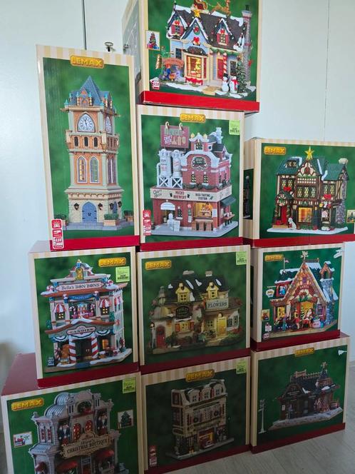 Uitgebreid LEMAX kerstdorp, Diversen, Kerst, Zo goed als nieuw, Ophalen