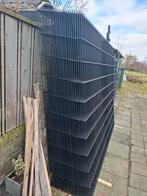 Zwart Dubbelstaafmat Hekwerk 60m - 2m Hoog Compleet, Tuin en Terras, Ophalen, Nieuw, IJzer, Dubbelstaafmat hekwerk
