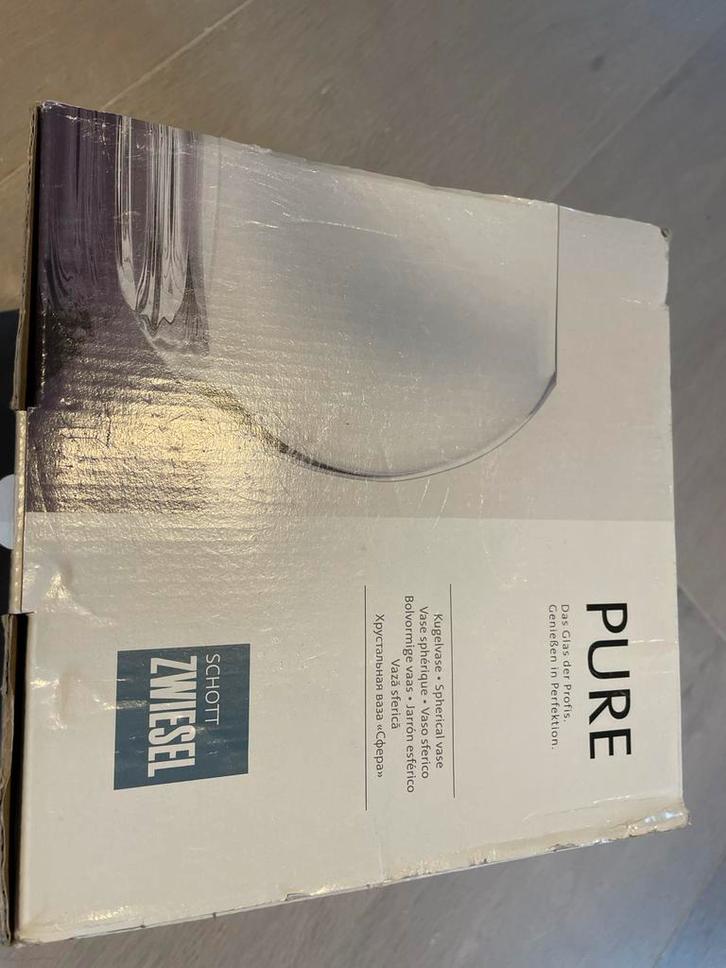 Schott Zwiesel Pure Vaas - Nieuw in doos!, Huis en Inrichting, Woonaccessoires | Vazen, Nieuw, Overige kleuren, Minder dan 50 cm