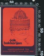 Sticker: FNV - Voedingsbond - Ook bakkerijen, Verzenden, Zo goed als nieuw, Bedrijf of Vereniging
