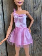 LichtRoze glans jurk met tule, Kinderen en Baby's, Speelgoed | Poppen, Ophalen of Verzenden, Zo goed als nieuw, Barbie