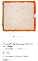 HK Living Fluffy Vloerkleed 250x250 cm - Nieuw!, Wit, Vierkant, Nieuw, Ophalen of Verzenden