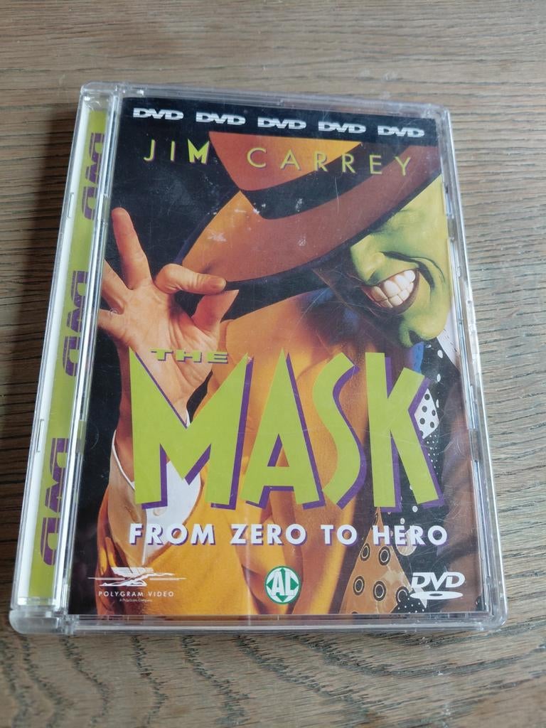 The Mask dvd. Jim Carrey., Alle leeftijden, Ophalen of Verzenden, Gebruikt, Actiekomedie