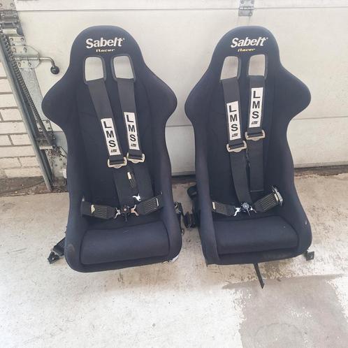 2 Sabelt Racer kuipstoelen, Auto diversen, Autosport-onderdelen, Gebruikt, Ophalen