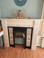 Antieke Schouw met Tegels - Roomwit, Huis en Inrichting, Haarden, Ophalen
