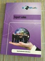 Export Sales, Verzenden, Zo goed als nieuw, MBO, Educatief