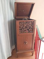 Electromophon uit 1926 met veel lp's, Ophalen