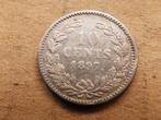 Wilhelmina - mooie oude 10 cent zilver 1897 zf- (6030, Zilver, Ophalen of Verzenden, 10 cent, Koningin Wilhelmina