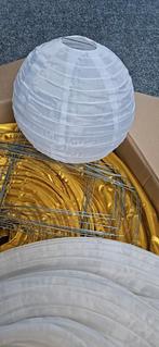 Nylon Lampionnen Pakket, Ophalen, Wit, Rond, Zo goed als nieuw