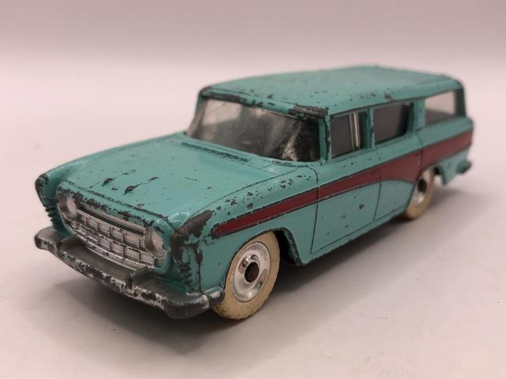 Dinky Toys 173 Nash Rambler blauw+rood -GOED- M10, Hobby en Vrije tijd, Modelauto's | 1:43, Gebruikt, Auto, Dinky Toys, Ophalen of Verzenden