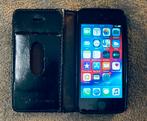 Iphone 5S . 32 GB - silver/ black met lederen hoesje, Telecommunicatie, Mobiele telefoons | Apple iPhone, Zwart, 32 GB, Ophalen of Verzenden
