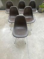 Set van 6 originele Eames DSR - Herman Miller, Huis en Inrichting, Stoelen, Ophalen, Overige materialen, Bruin, Zo goed als nieuw