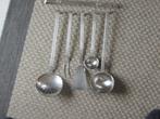 lepelrek Gero zilmeta 6 delen incl ophangbeugel, Gebruikt, Ophalen of Verzenden, Rvs of Chroom, Vaatwasserbestendig