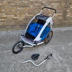 XLC Duo fietskar / buggy / hardloopwagen - 2 kinderen, Fietsen en Brommers, Fietsaccessoires | Aanhangers en Karren, Ophalen, Gebruikt