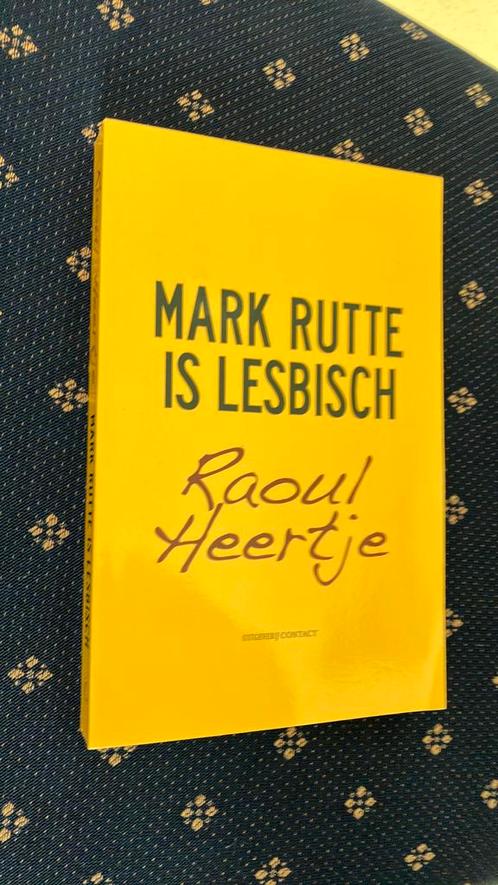 Raoul Heertje - Mark Rutte is lesbisch, Boeken, Wetenschap, Zo goed als nieuw, Ophalen of Verzenden