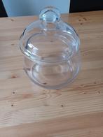 grote glazen (koekjes) pot, Ophalen, Zo goed als nieuw, Rond, Glas