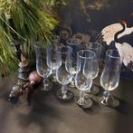 Kristallen Champagne Glazen - 7 stuks, Antiek en Kunst, Ophalen of Verzenden