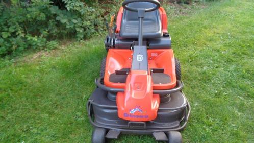 wegens inruil zeer nette husqvarna frontmaaier rider 11, Tuin en Terras, Zitmaaiers, Gebruikt, 90 tot 120 cm, Elektrische starter
