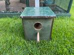 Nestkastje voor Parkieten, Dieren en Toebehoren, Vogels | Hokken en Kooien, Ophalen of Verzenden, Gebruikt, Hout, Overige typen